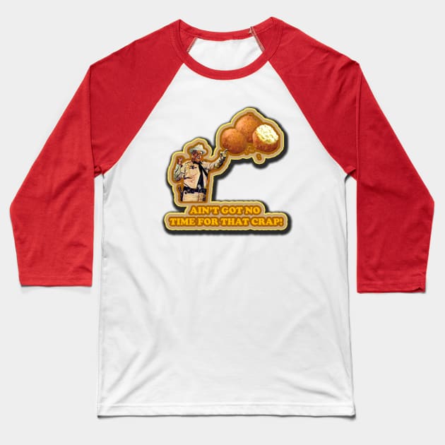 Hush Puppies Daddy! Baseball T-Shirt by Python Patrol